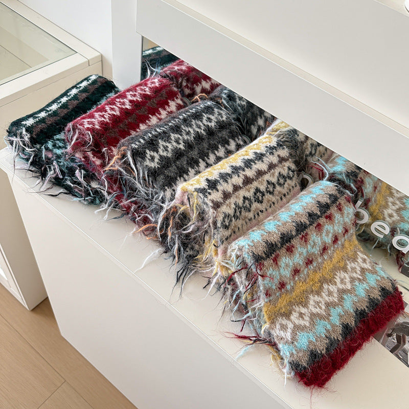Nordic Fair Isle Scarf