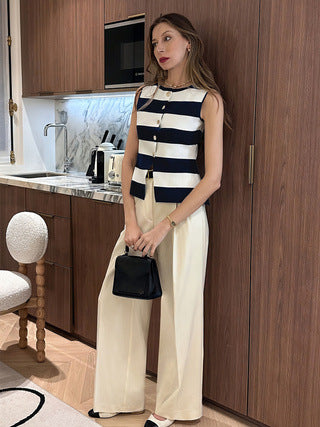 Women Sleeveless Knitted Vest Top, Sleeveless,Business Casual