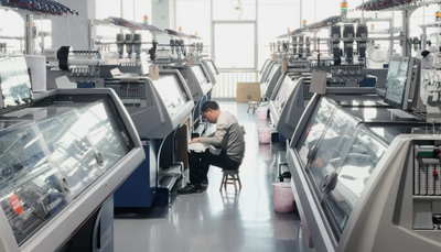 workshop of the knitwear manufacturers hersweater