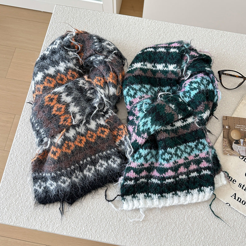 Nordic Fair Isle Scarf
