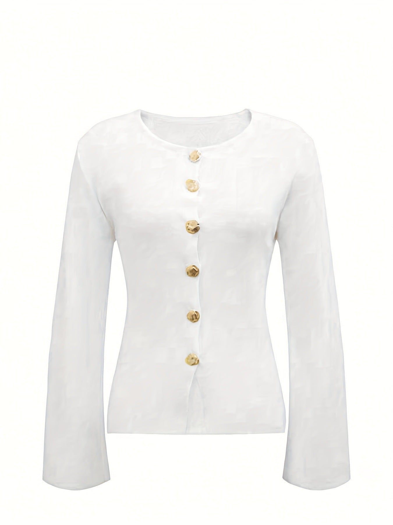 #SF018 Peplum 14 Gauge Jersey Knit Cotton Blend Round Neck Blazer Sweater for Women