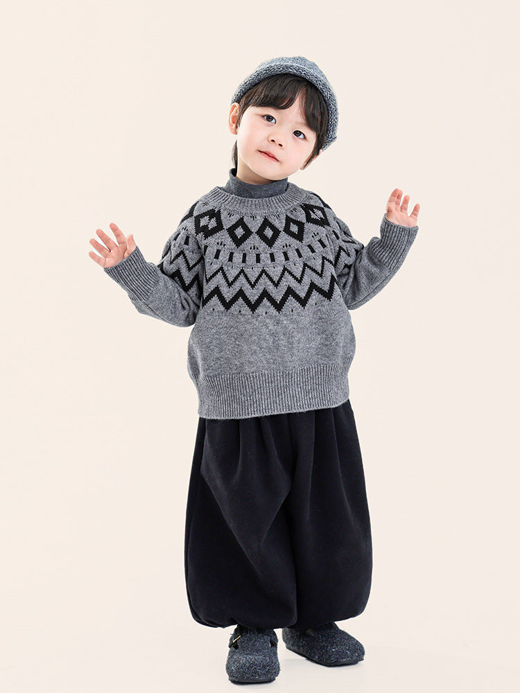 Nordic Kid's Sweater Holiday Fair Isle