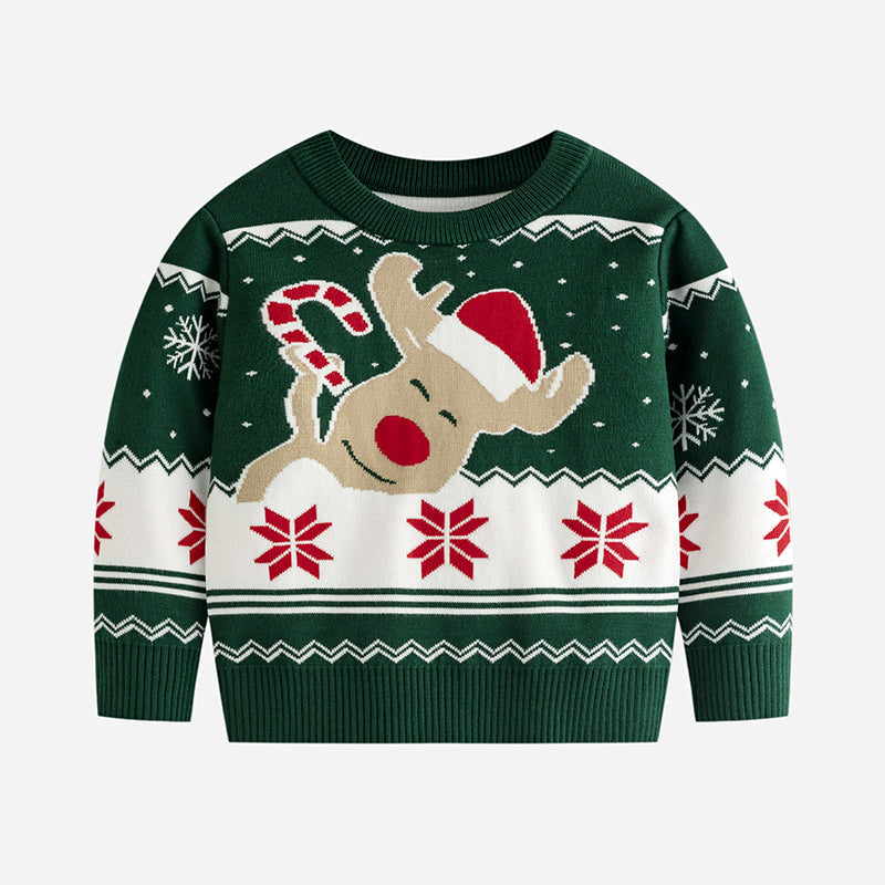 a piece of sweater for children under the set Ugly Christmas Sweaters for family